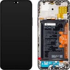 Honor X8b Display LCD with Frame And Midnight Black Battery (Service-Pack)