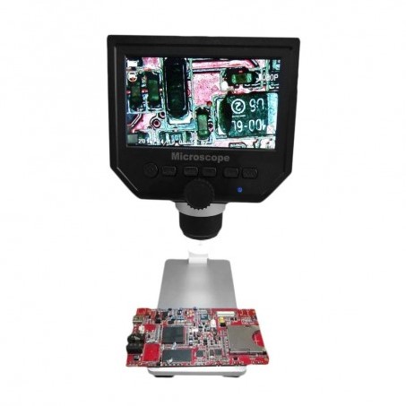 Portable LCD Digital Microscope 1X To 600X Magnification 4.3 Inch LCD With Image Sensor And Supper Battery (OEM-Equivalent)-3