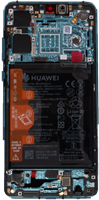Huawei P30 Display LCD Complete + Battery Aurora Blue 02352NLN (Service-Pack)-3