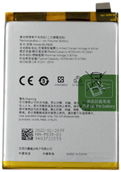 Akku (Model BLP835) kompatibel mit Oppo A94 4G (CPH2203), Oppo Reno 5 Lite Oppo F19 Pro (OEM-Equivalent)