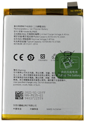 Batería (Model BLP835) compatible con Oppo A94 4G (CPH2203), Oppo Reno 5 Lite Oppo F19 Pro (OEM-Equivalent)