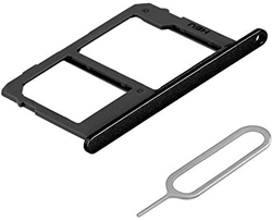 SIM & Memory card Holder for Samsung Galaxy J7 (2017) J730 Dual SIM BLACK
