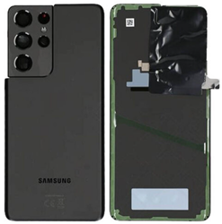 Samsung Galaxy S21 Ultra (G998B) Back Cover With Camera Lens Phantom Black (OEM)