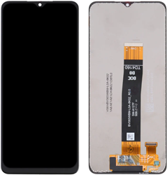 Samsung Galaxy A12s (A127F), A12 Nacho Display LCD Black Flex Without Frame Black (Service-Pack)