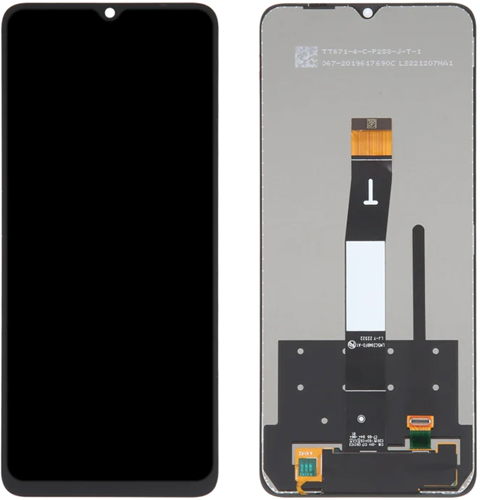 Xiaomi Redmi 12C, 11A  Display LCD Without Frame Black X-316 (OEM)