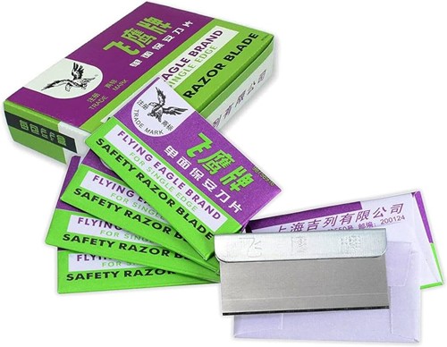 Flying Eagle Single Sided Razor Blade Set for LCD Phone LCD Repair Scraping (5 pcs)