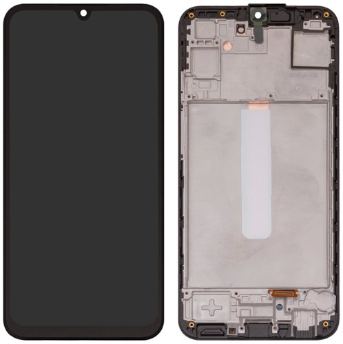 Samsung Galaxy M34 (SM-M346B) Display LCD Complete With Frame Black (Service-Pack)