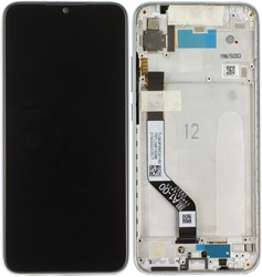Xiaomi Redmi Note 7, Note 7 Pro Display LCD With Frame White (Service-Pack)
