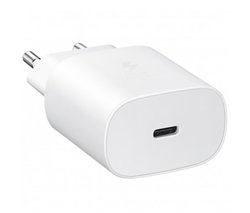 Samsung 25W Travel Adapter Type-C Super Fast Charging (w/o cable) EP-TA800NWEGEU White (EU Blister)
