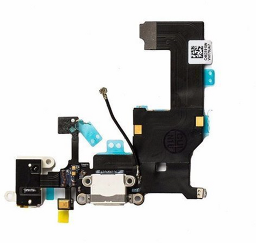 For Apple iPhone 5 Charging Connector Flex White