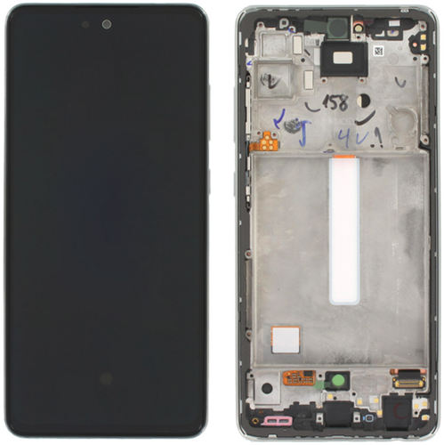 Samsung Galaxy A52 (A525F), A52 (A526B) Display LCD Complete With Frame White (Service-Pack)