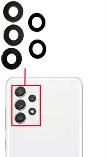 Samsung Galaxy A52 4G (A525F), A52 5G (A526B), A52s (A528B), A72 4G (A725) Camera Lens