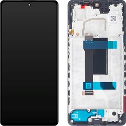 Xiaomi Redmi Note 12 Pro 5G, Poco X5 Pro Display LCD Black With Frame Black (Service-Pack)