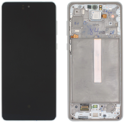 Samsung Galaxy A73 5G (A736B) LCD Display Complete White (Service-Pack)