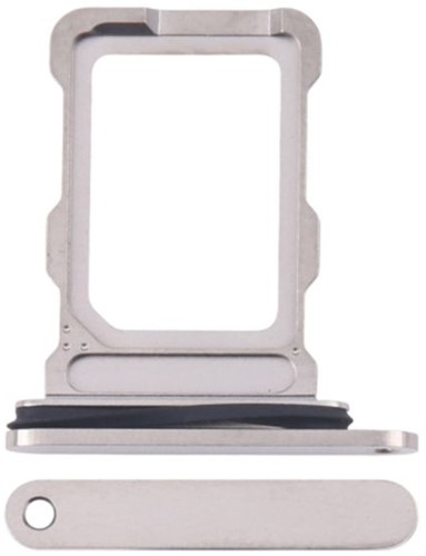 For Apple iPhone 16 Pro, 16 Pro Max Sim Card Holder Natural Titanium (OEM-Equivalent)