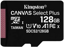 Kingston Canvas Select Plus Micro SD Card 128GB + SD-adapter