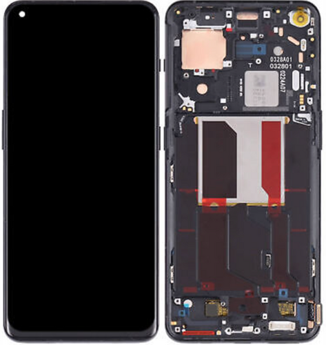 For OnePlus 10 Pro (NE2210, NE2211) Display LCD With Frame Black (Refurbished)