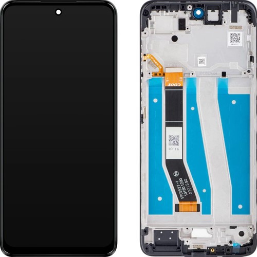 Motorola Moto G14 Display LCD With Frame Steel Gray (Service-Pack)