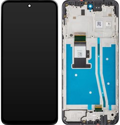 Motorola Moto G53 (XT2335-2) Display LCD With Frame Black (Service-Pack)