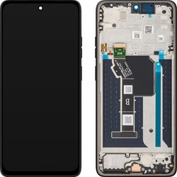 Motorola Moto G56 Display LCD With Frame Black Oyster 5D68C30294 (Service-Pack)