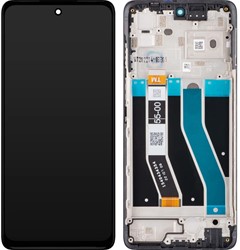 Motorola Moto G62 Display LCD With Frame Black (Service-Pack)