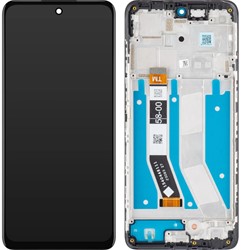 Motorola Moto G73 Display LCD Black With Frame Black (Service-Pack)