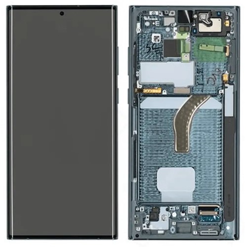 Samsung Galaxy S22 Ultra (S908B) Display LCD Complete Green (Service Pack)