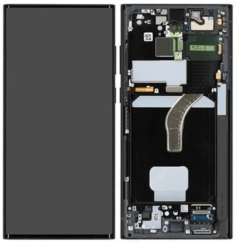 Samsung Galaxy S22 Ultra (S908B) Display LCD complete Graphite, Sky Blue, Red (Service Pack)