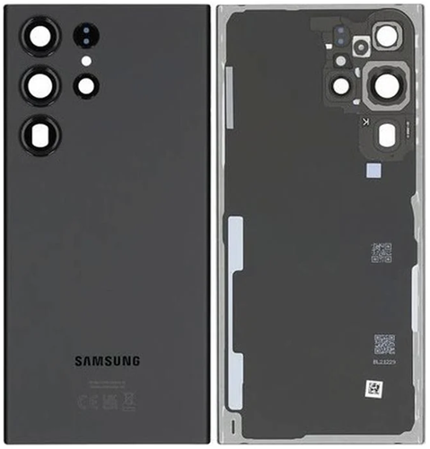 For Samsung Galaxy S23 Ultra (S918B) Back Cover With Camera Lens Phantom Black
