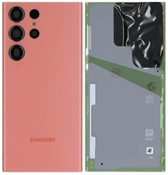 Samsung Galaxy S23 Ultra (S918B) Back Cover With Camera Lens Red (OEM)