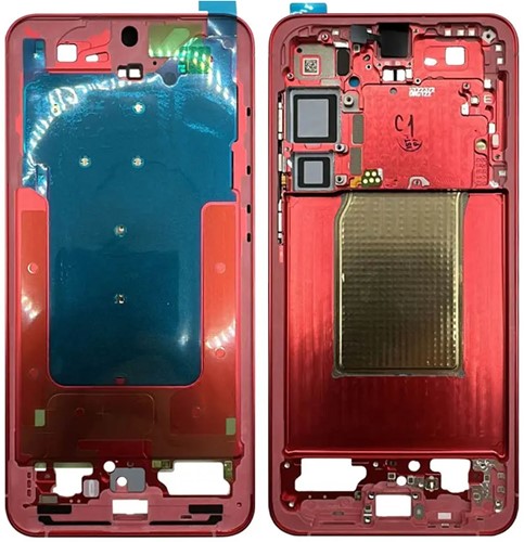 Samsung Galaxy S25 Plus (S936B) Middle Frame Coral-Red (Service-Pack)
