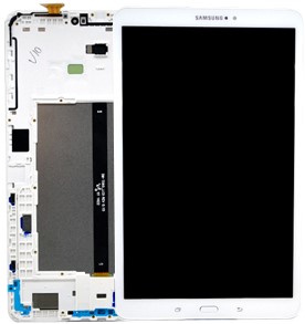 Samsung Galaxy Tab A 10.1 2016 (T580, T585) Display LCD Complete White (Service-Pack)