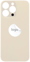 For Apple iPhone 13 Pro Big Hole Back Glass - incl Tape - Gold (Premium ORG)