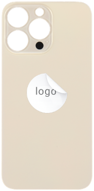 For Apple iPhone 13 Pro Big Hole Back Glass - incl Tape - Gold (Premium ORG)