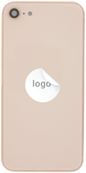 For Apple iPhone 8 Big Hole Back Glass Gold (OEM)