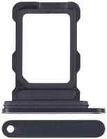 For Apple iPhone 16 Pro, 16 Pro Max Sim Card Holder Black Titanium (OEM-Equivalent)