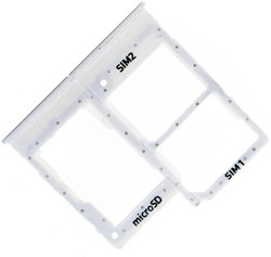 Samsung Galaxy A20e (A202F) SIM Card Holder White (OEM)