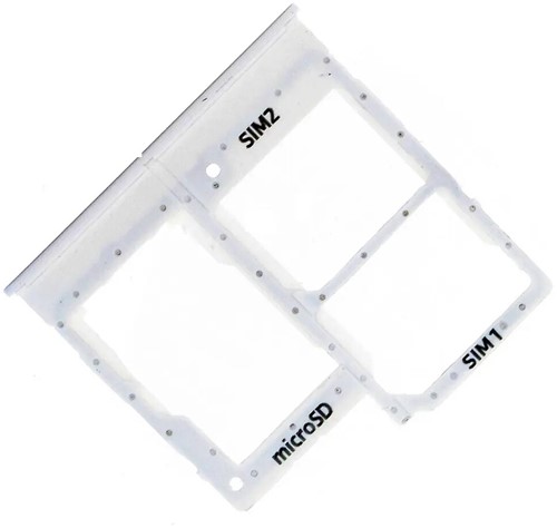 Samsung Galaxy A20e (A202F) SIM Card Holder White (OEM)