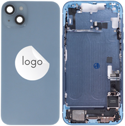 For Apple iPhone 14 Plus Rear Housing With Small Parts Blue (Pulled)