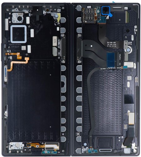 Samsung Galaxy Z Fold 7 (F966B) Inner Display LCD Complete Black (Service-Pack)