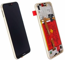 Huawei P20 Lite (ANE-L21) (02351WRN) Display LCD + Gold Battery (Service-Pack)