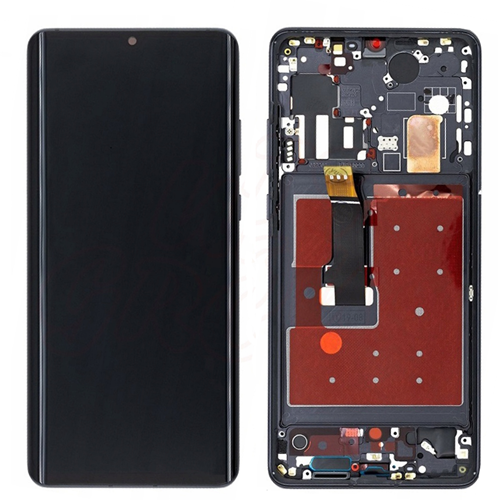 Huawei P30 Pro, P30 Pro New Edition (2020) Display LCD With Frame Black (OEM)