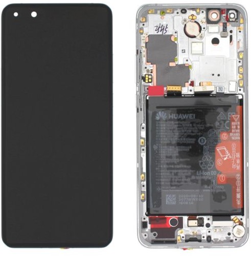 Huawei P40 Pro Display LCD Complete + Battery Gold (Service-Pack)