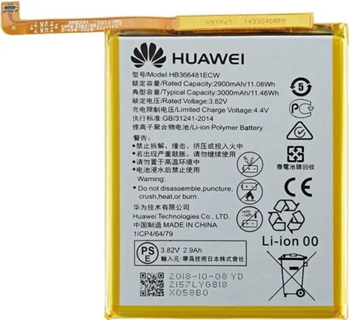 Huawei Honor 5C, Honor 8, Honor 8 Lite, Honor 8 Premium, Honor 9 Lite, P Smart, P10 Lite, P20 Lite, P8 Lite (2017), P9, P9 Lite, Y6 (2018), Y7 (2018), Y7 Dual SIM HB366481ECW Battery (OEM-Equivalent)