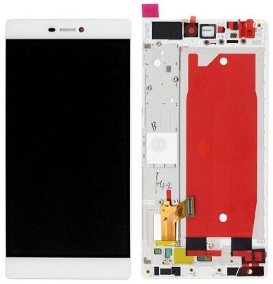 Huawei P8 (GRA-L09) Display LCD With Frame White (OEM)