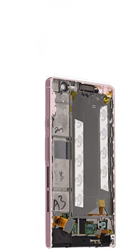 Huawei Ascend P6 Display LCD With Frame Pink (OEM)