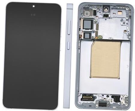 Samsung Galaxy S25 Plus (S936B) Display LCD Complete with Frame Icy Blue (Service-Pack)