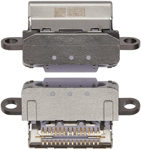 For Apple iPad Air 11 (2024, 2025), iPad Air 13 (2024,2025) Charging Port Flex Purple (OEM-Equivalent)