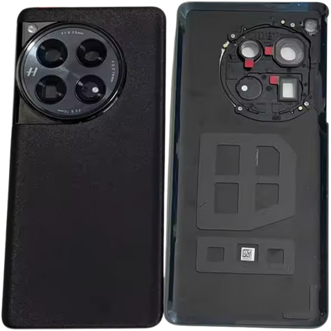 OnePlus 12 5G Back Cover With Camera Lens Silky Black (OEM-Equivalent)