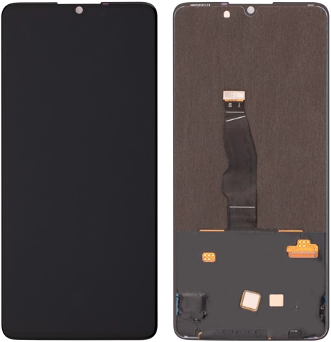For Huawei P30 Display LCD Without Frame Black (Pulled A)